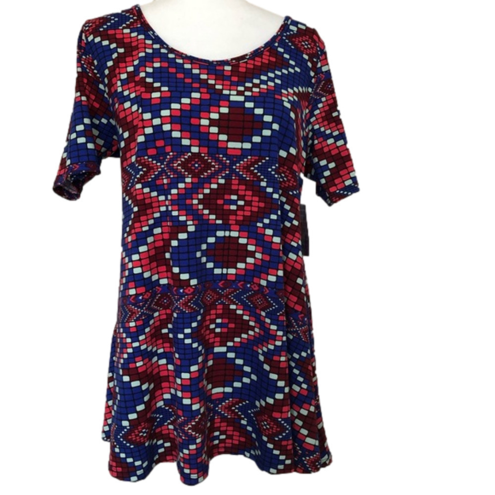LuLaRoe Perfect T Aztec Print Short Sleeve